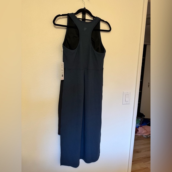 NEW Krimson Klover Bainbridge Dress Racerback Modal Stretch Blue Midi Small NWT - Picture 3 of 11